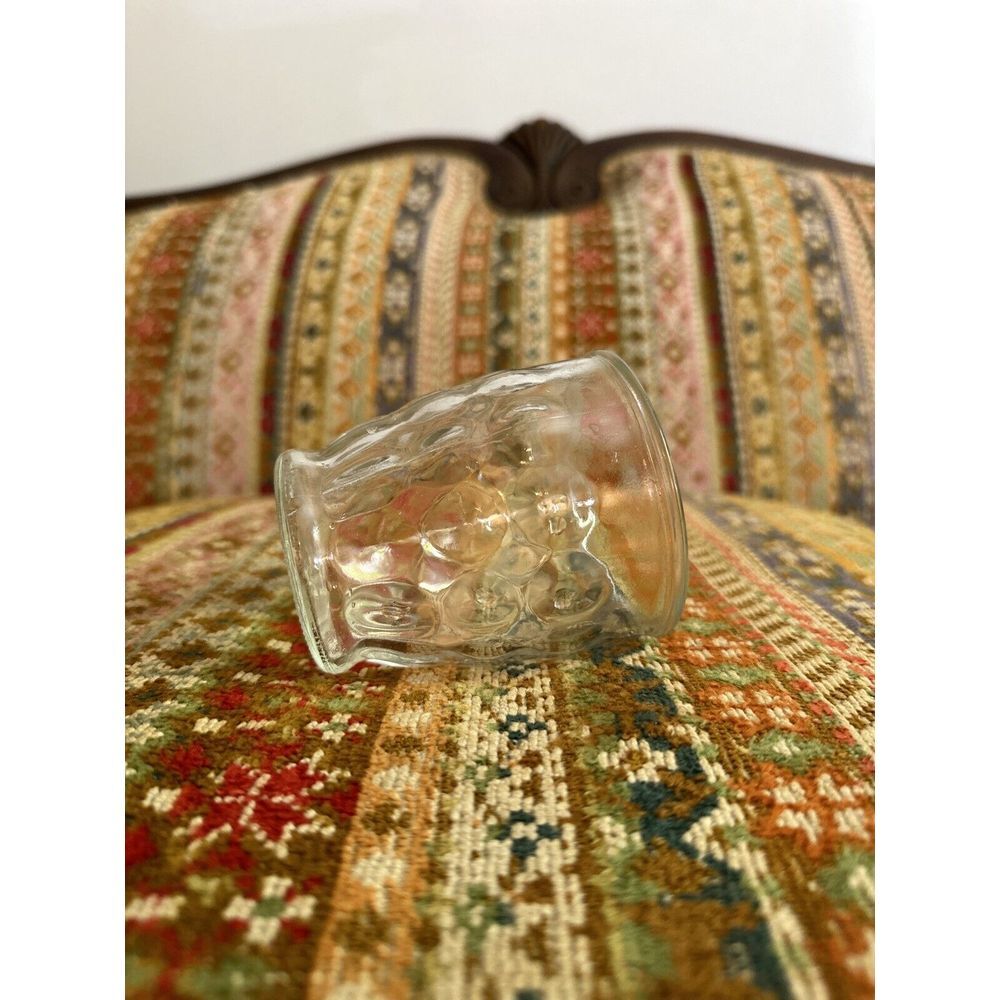 Anchor Hocking Clear Bubble Glass Juice tumbler Marked on base 3.25" T‎ - Picture 3 of 5
